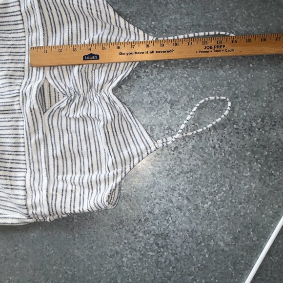 LOFT Beach Striped Jumpsuit - Picture 7 of 8